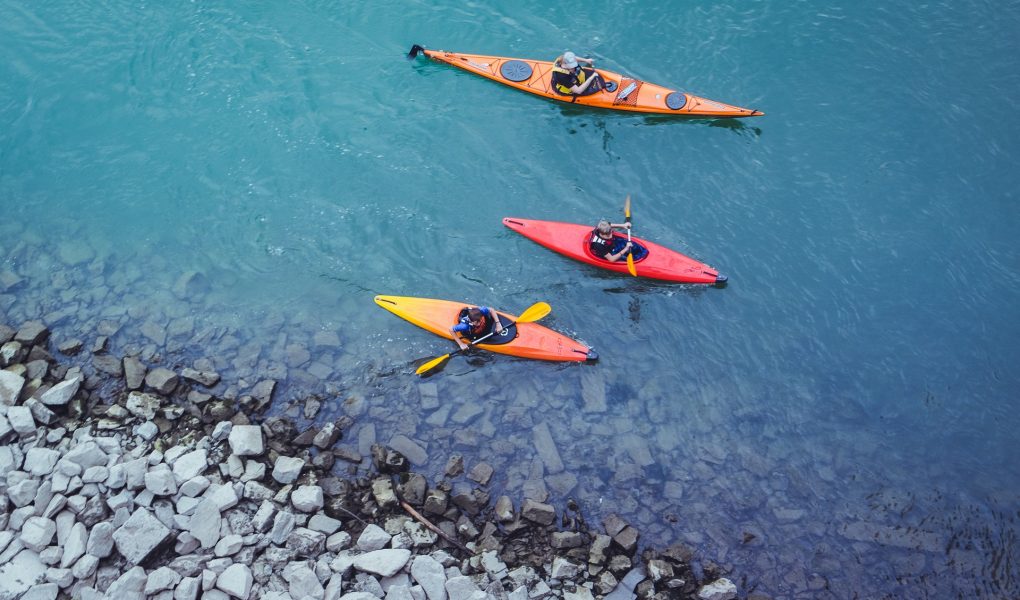 Penser au kayak